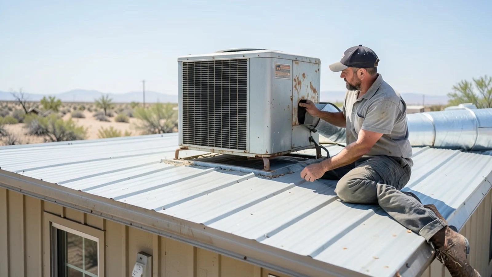 Mobile Home AC: Repair or Replace a Package Unit in Arizona Heat?