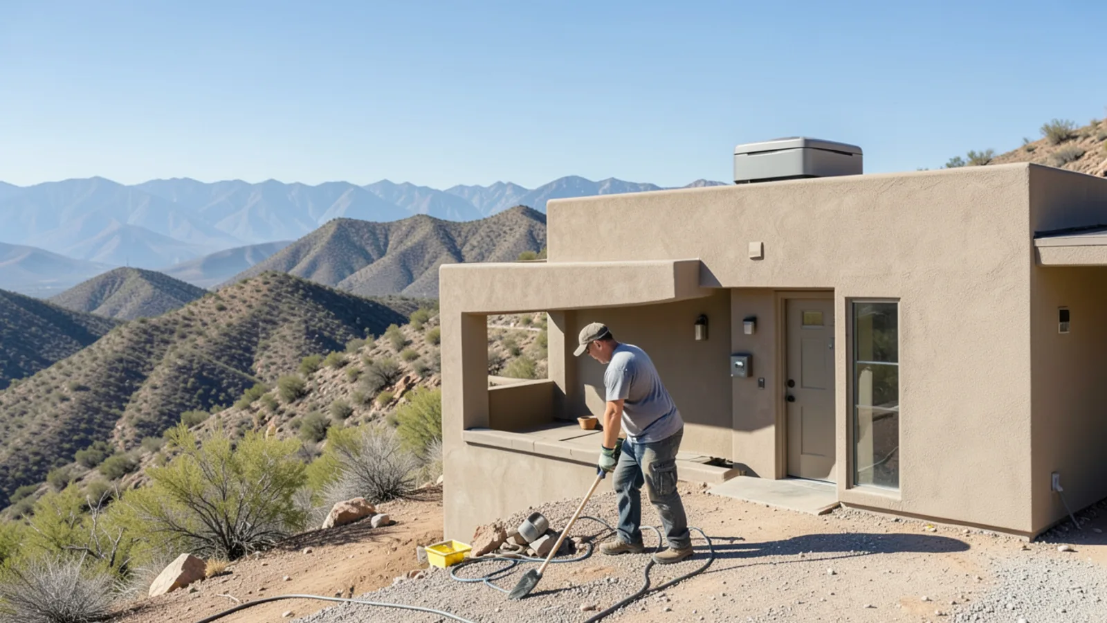 Hillside custom residence in Fountain Hills overlooking the McDowell Mountains