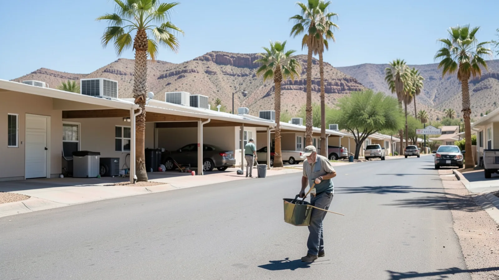 East Mesa Arizona residential neighborhood near Red Mountain